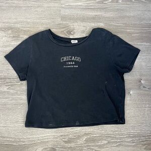 Dark blue/ grey Garage baby tee